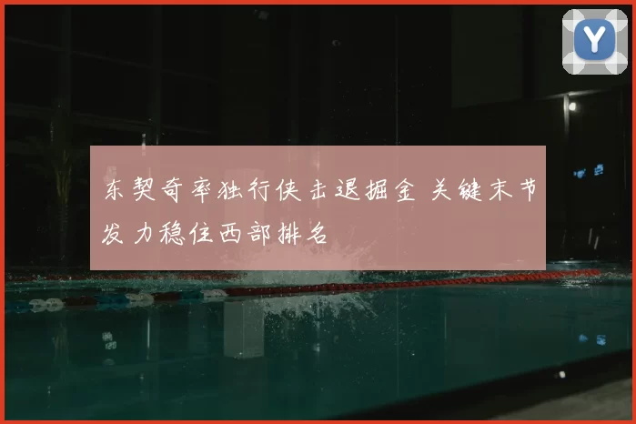 东契奇率独行侠击退掘金 关键末节发力稳住西部排名